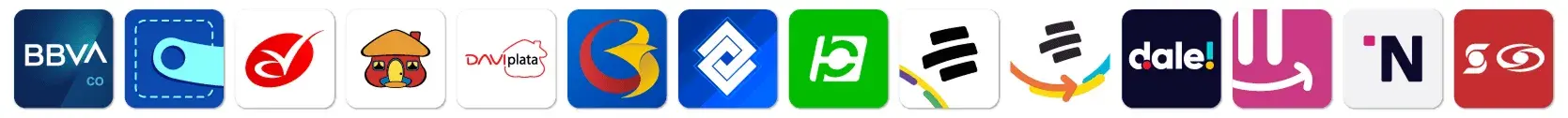 Medios de pagos app habilitadas en Muya