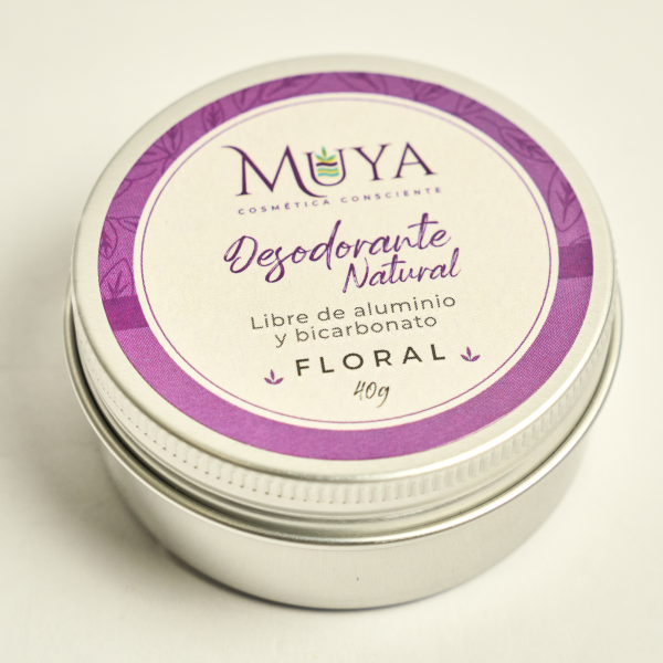 Desodorante natural floral