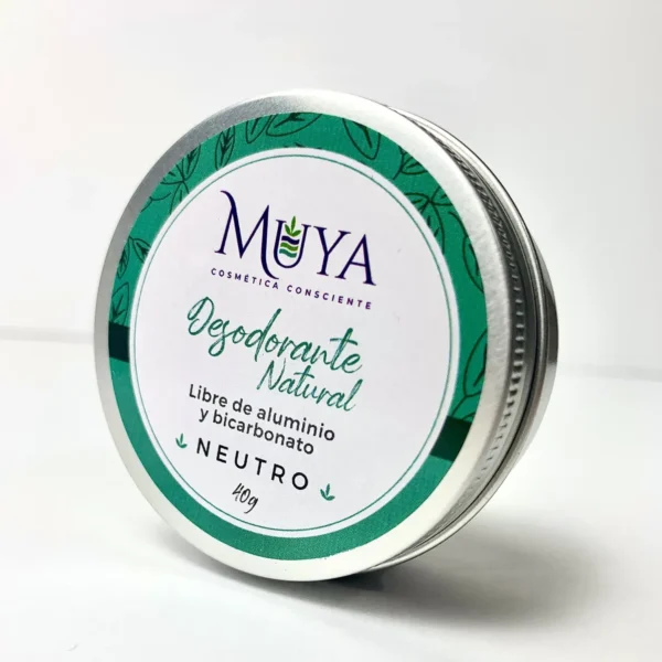 Desodorante natural Neutro | Muya, Cosmetica Consciente | Cali Colombia