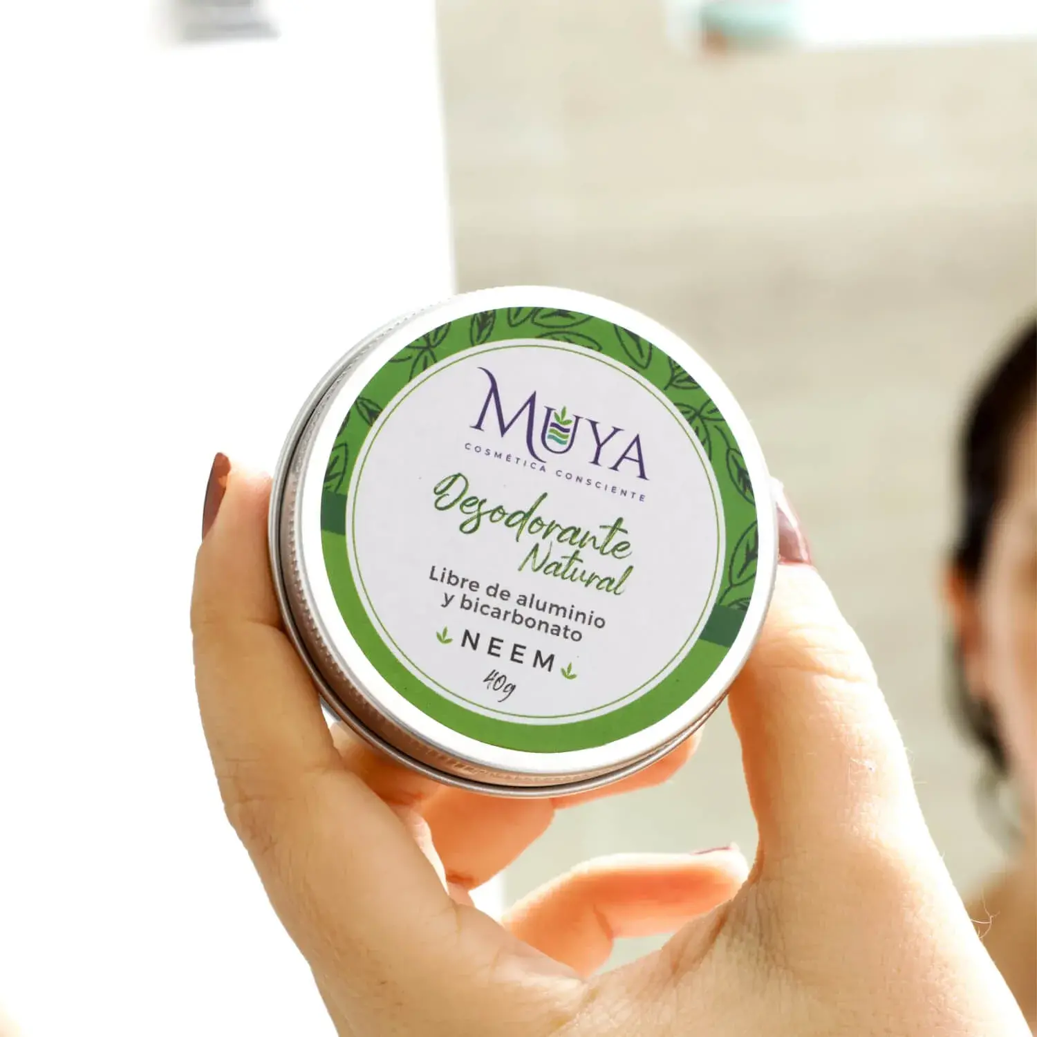 Desodorante natural Neem | Muya, Cosmetica Consciente | Cali Colombia
